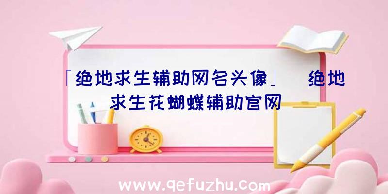 「绝地求生辅助网名头像」|绝地求生花蝴蝶辅助官网